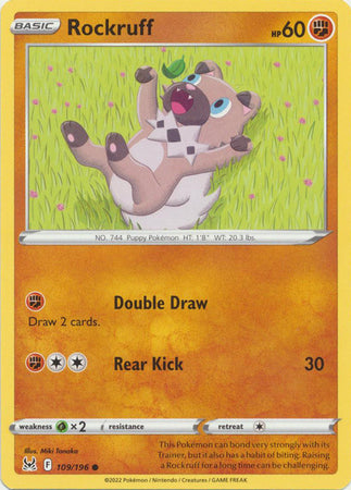 Rockruff - 109/196 - Common