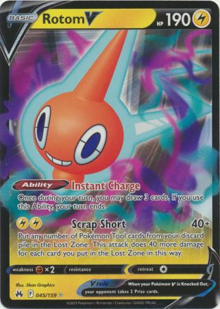 Rotom V - 045/159 - Ultra Rare