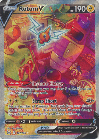 Rotom V - 177/196 - Alternate Art Ultra Rare