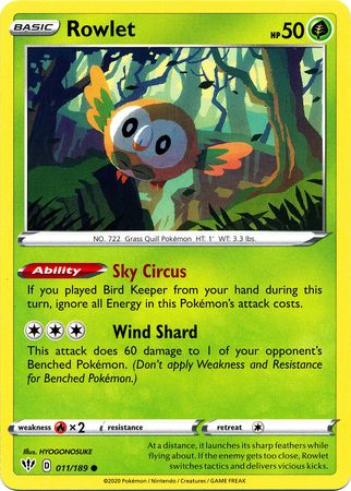 Rowlet - 011/189 - Common