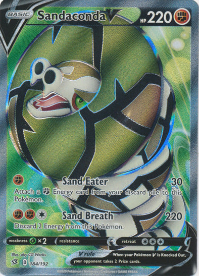 Sandaconda V - 184/192 - Full Art Ultra Rare