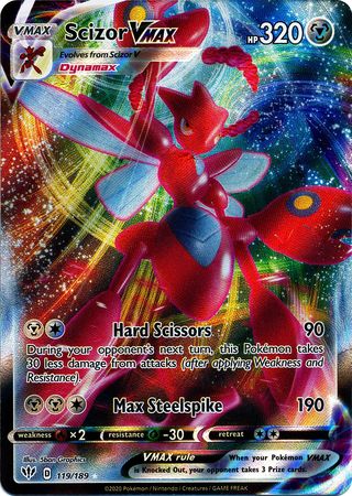 Scizor VMAX - 119/189 - Ultra Rare