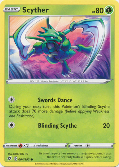 Scyther - 004/192 - Common