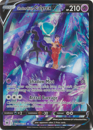 Shadow Rider Calyrex V - TG17/TG30 - Ultra Rare