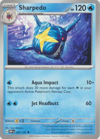 Sharpedo - 047/197 - Uncommon