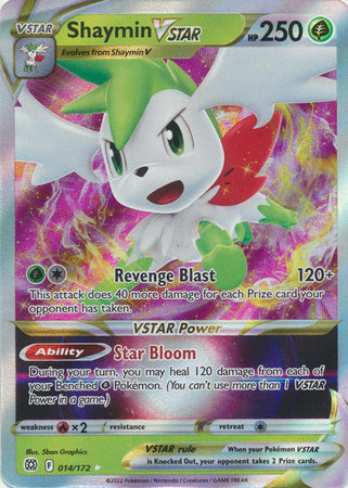 Shaymin VSTAR - 014/172 - Ultra Rare