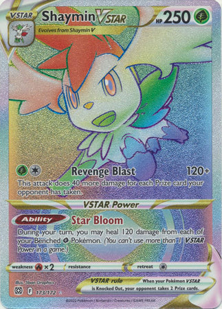 Shaymin VSTAR - 173/172 - Hyper Rare