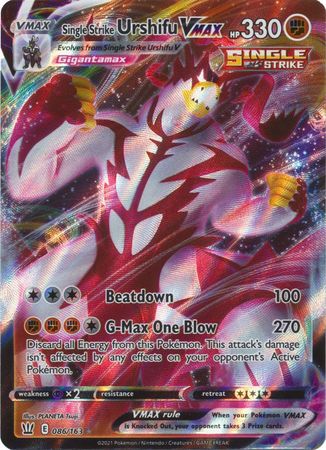 Single Strike Urshifu VMAX - 086/163 - Ultra Rare