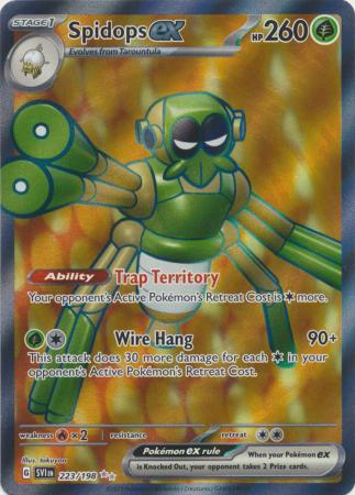 Spidops ex - 223/198 - Full Art Ultra Rare