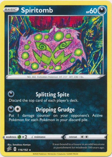 Spiritomb - 116/192 - Rare