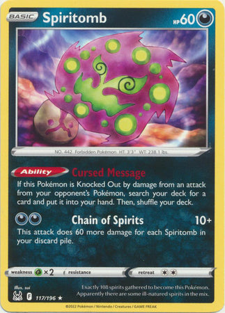 Spiritomb - 117/196 - Rare