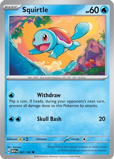 Squirtle - 007/165 - Common