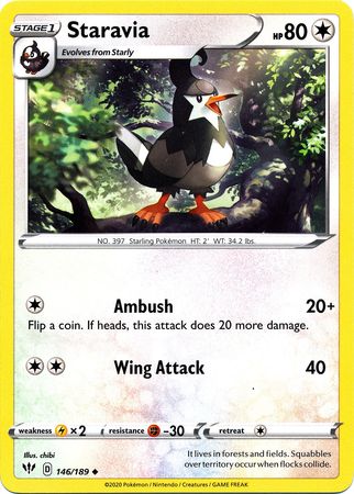 Staravia - 146/189 - Uncommon