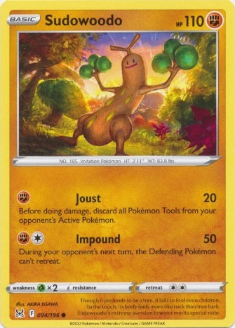 Sudowoodo - 094/196 - Common