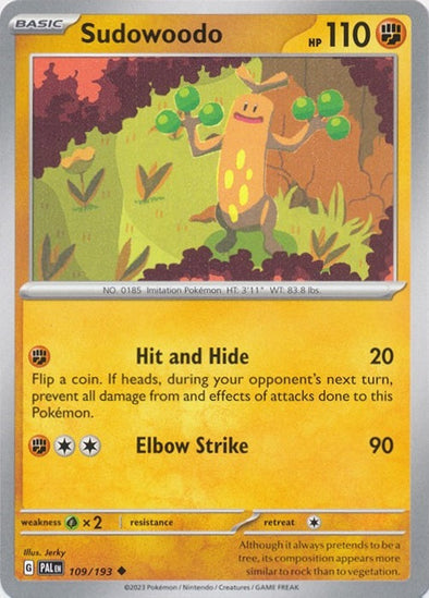 Sudowoodo - 109/193 - Uncommon