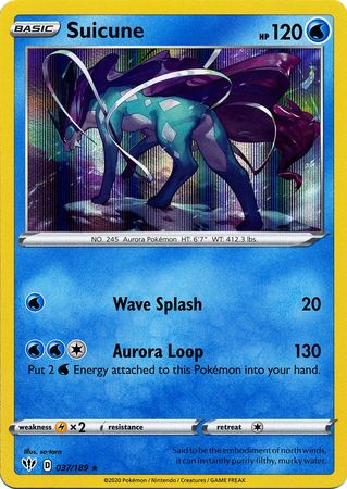 Suicune - 037/189 - Holo Rare