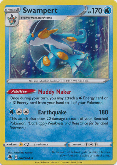 Swampert - 064/264 - Holo Rare