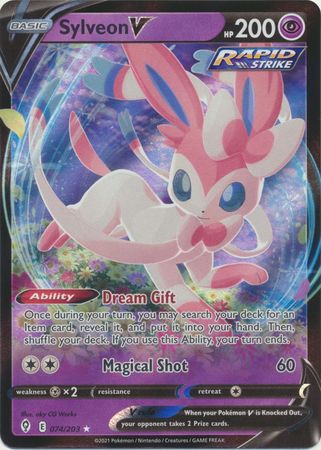 Sylveon V - 074/203 - Ultra Rare