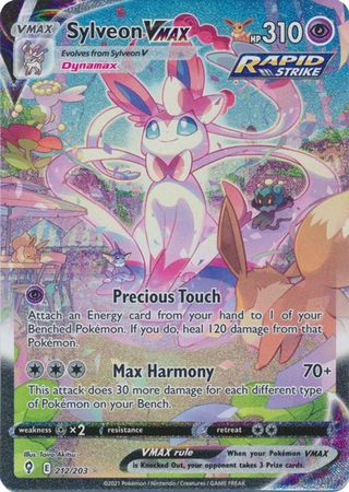 Sylveon VMAX - 212/203 - Alternate Art Secret Rare