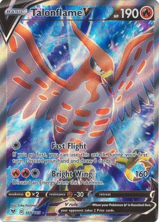 Talonflame V - 168/185 - Full Art Ultra Rare