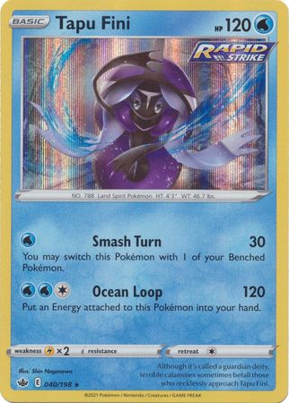 Tapu Fini - 040/198 - Holo Rare