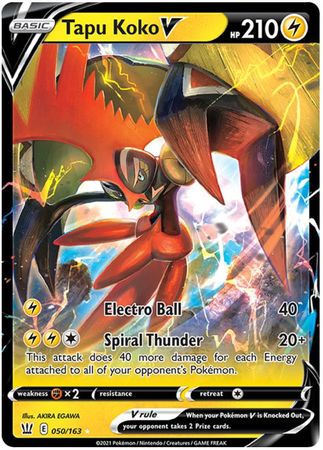 Tapu Koko V - 050/163 - Ultra Rare