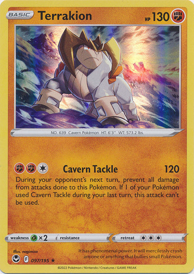 Terrakion - 097/195 - Holo Rare