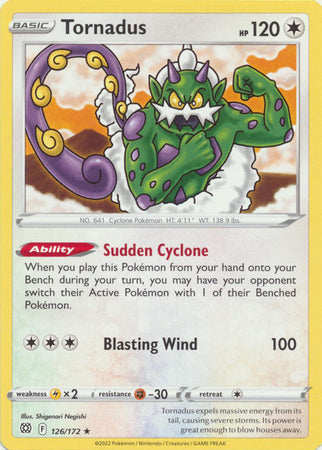 Tornadus - 126/172 - Rare