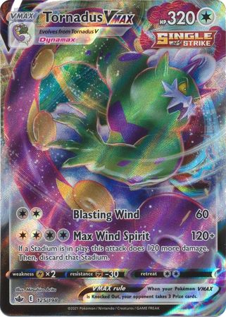 Tornadus VMAX - 125/198 - Ultra Rare