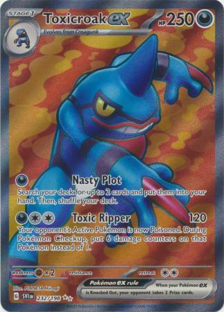 Toxicroak ex - 232/198 - Full Art Ultra Rare