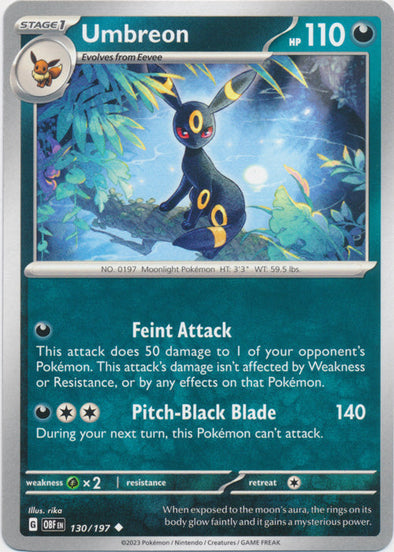 Umbreon - 130/197 - Uncommon