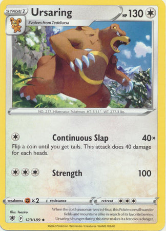 Ursaring - 123/189 - Uncommon