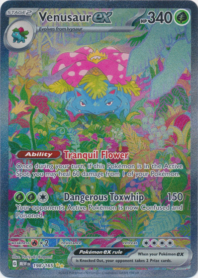 Venusaur ex - 198/165 - Special Illustration Rare