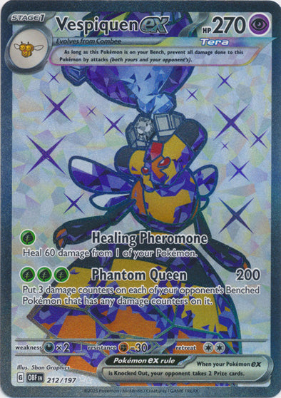 Vespiquen ex - 212/197 - Full Art Ultra Rare