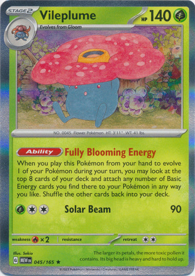 Vileplume - 045/165 - Rare