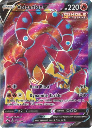 Volcanion V - 162/198 - Full Art Ultra Rare