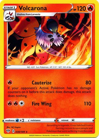 Volcarona - 030/189 - Rare