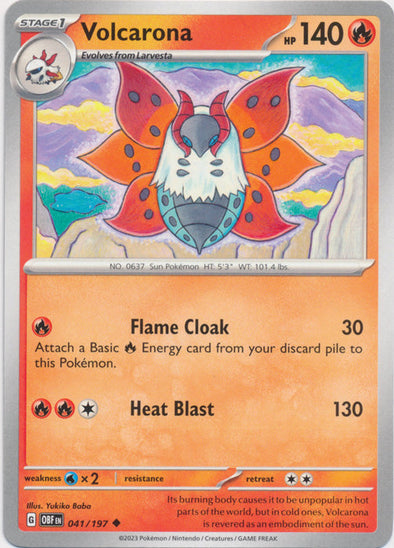 Volcarona - 041/197 - Uncommon