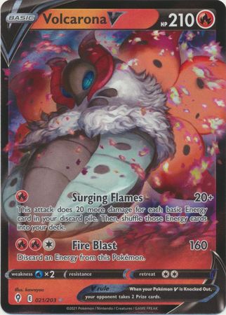 Volcarona V - 021/203 - Ultra Rare