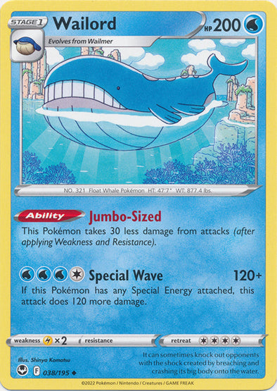 Wailord - 038/195 - Uncommon