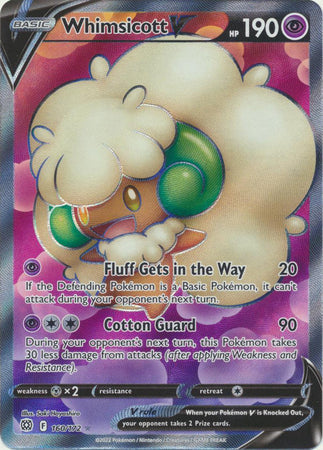 Whimsicott V - 160/172 - Full Art Ultra Rare