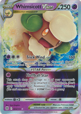 Whimsicott VSTAR - 065/172 - Ultra Rare