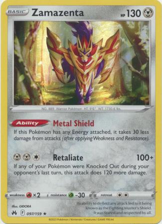 Zamazenta - 097/159 - Holo Rare