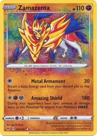 Zamazenta - 102/185 - Amazing Rare