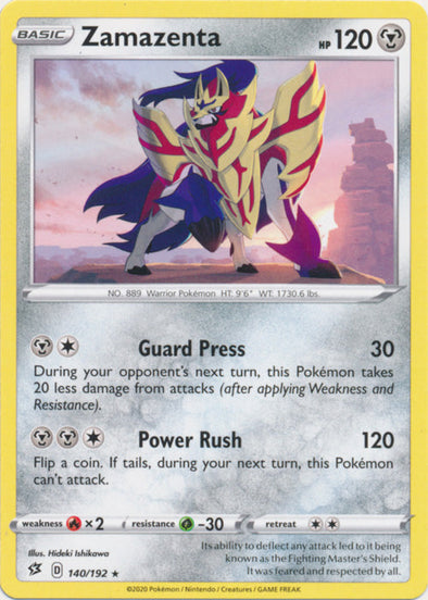 Zamazenta - 140/192 - Rare