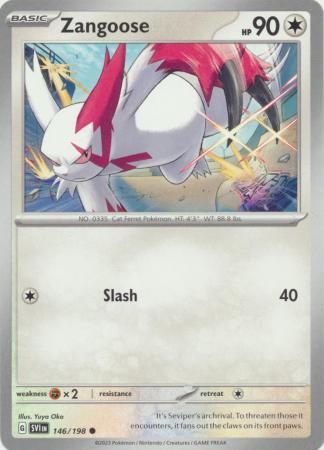 Zangoose - 146/198 - Common