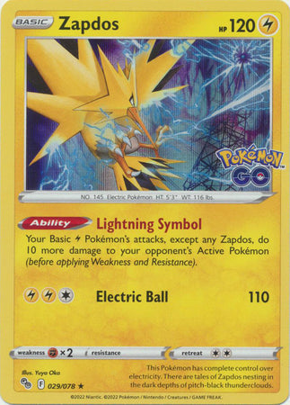 Zapdos - 029/078 - Holo Rare