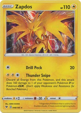 Zapdos - 048/185 - Holo Rare