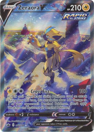 Zeraora V - 166/198 - Alternate Art Ultra Rare