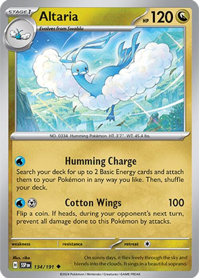 Altaria - 134/191 - Uncommon